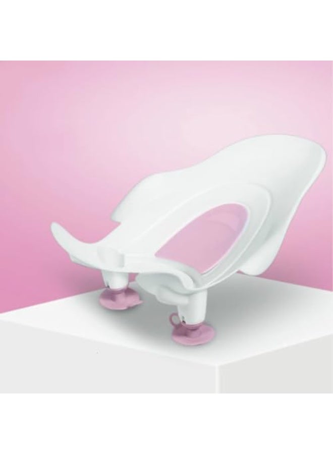 Turtees® Infant Sink Bath Tub & Baby Washing Basin – Ergonomic Butt Cleaning Seat with Drainage Design – Wrist-Safe Baby Bath Support for Newborns & Infants (Pink) - Image 2